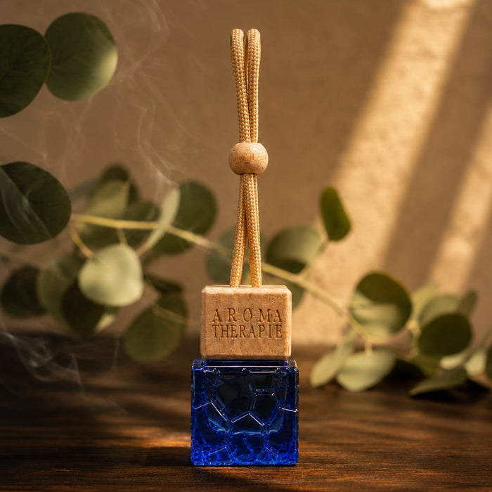 Luxury Wooden Cap Hanging Car Fragrance | Premium Aroma Diffuser for Cars | Elegant Interior Freshener